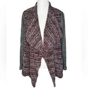 Lucky Brand Cardigan Open Front Pockets Knit Casual Comfort Coatigan Cozy Warmth